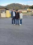 Legionnaire/service officer escorts Korean War veteran around Camp Casey, South Korea