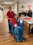 Kermit H. Lee presented Quilt of Honor and Continuous Membership Certificate