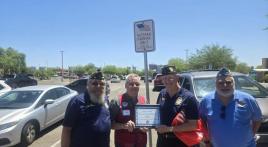 John J. Morris Post 62 presents June Americanism Award to Lowe's