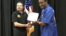 Legionnaire and former commander Charles Wood selected Volunteer of the Year for Camp Humphreys 