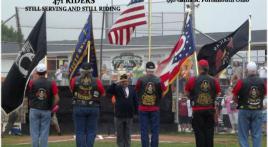 Post 471 Presents Flags To Opening Ceremoines To Challenger League