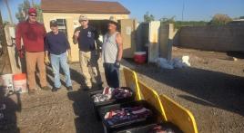 John J. Morris Post 62 honor guard handles flag retirement