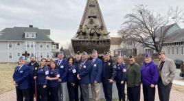 Essex County American Legion posts attend Four Chaplains Mass at Father Washington's parish 