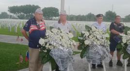 Legionnaires of Post 123 at Veterans Day ceremony at Clark Veterans Cemetery