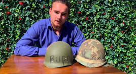 British schoolboy finds KIA Vietnam soldier’s helmet in charity shop