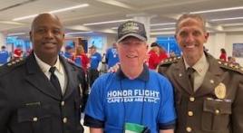 Honor flight from Wilmington, N.C., to Washington D.C. and back