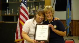 American Legion Auxiliary Unit 14 Member Earns National Award