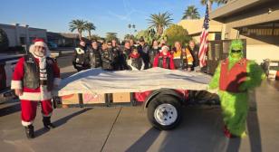 John J. Morris Post 62 Riders deliver toys to families: Day 2