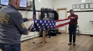 SAL Squadron 105 holds flag education class